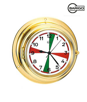 Barigo Ships Clock Chrome Brass 130mm